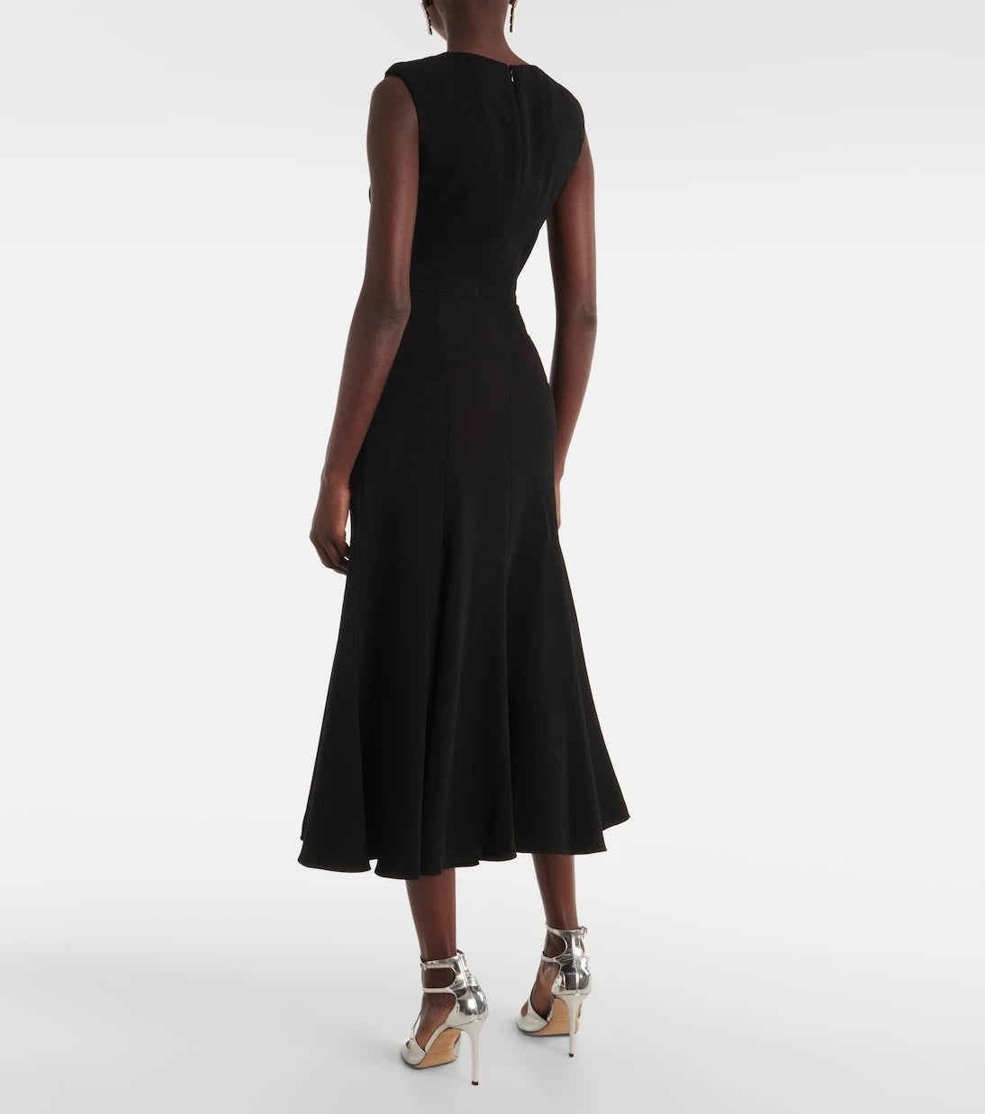 Roland Mouret - Gathered cady midi dress
