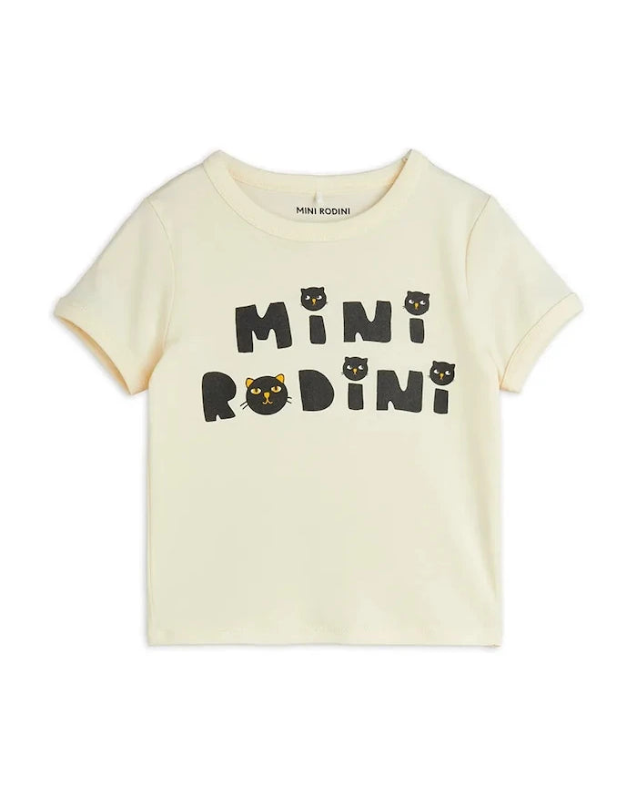 Детска памучна тениска Mini Rodini Mini Rodini Cats