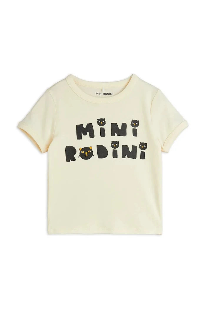 Mini Rodini Mini Rodini Cats Çocuk Pamuklu Tişört