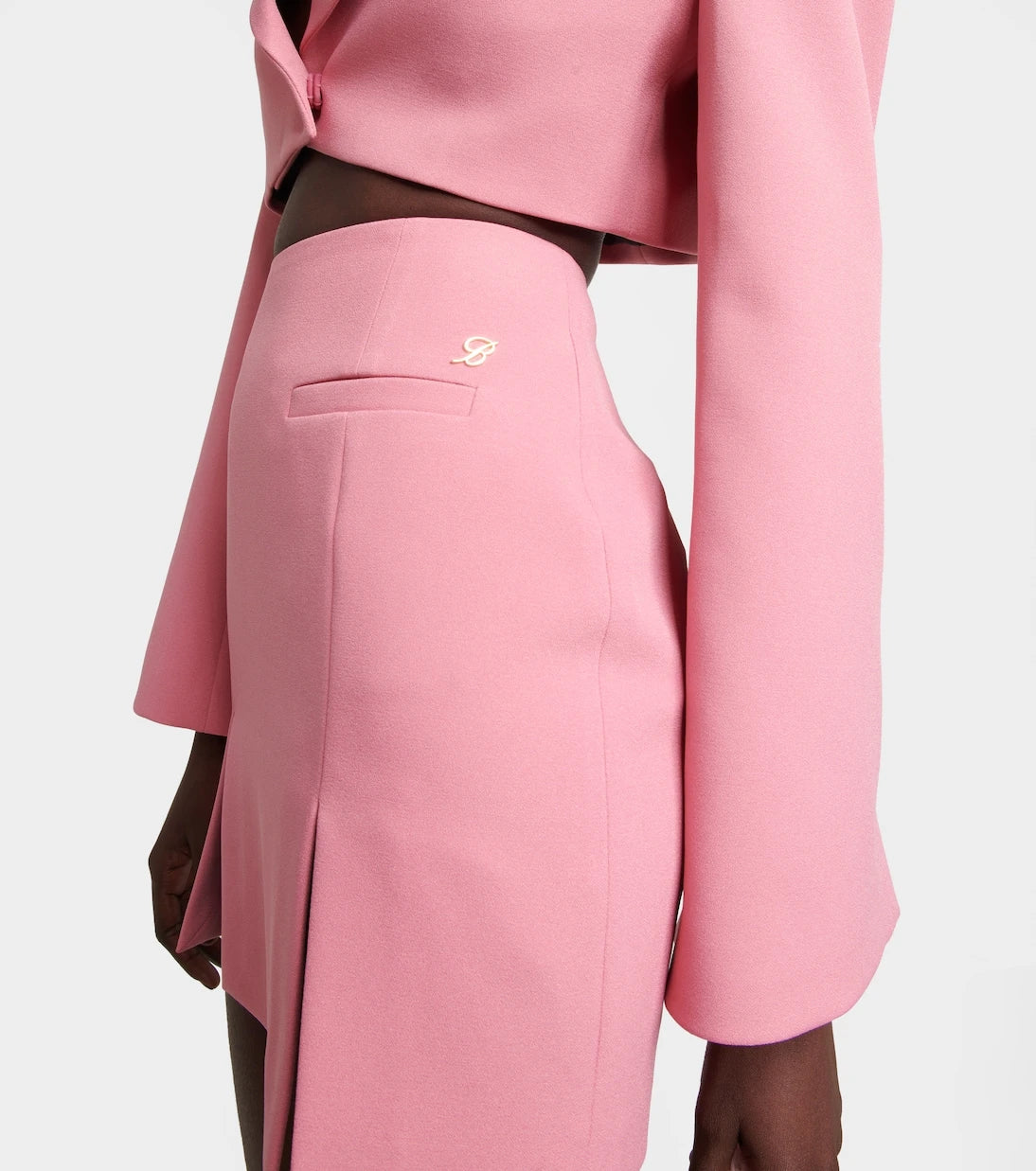 Blumarine - Crêpe miniskirt