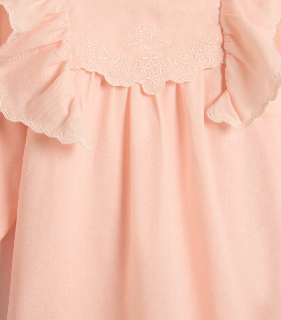 Chloé Kids Cotton Dress and Leggings Set (1-18 Months)