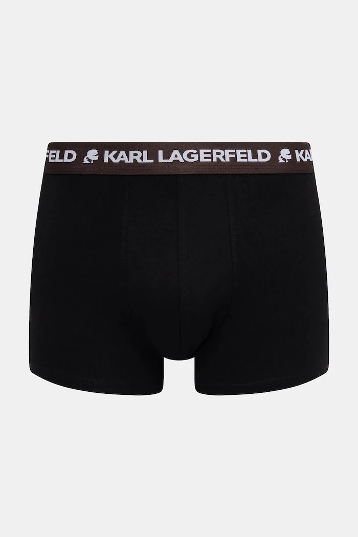 Karl Lagerfeld pamuk ve elastan erkek dar boxer LOGO TRUNK 5’li