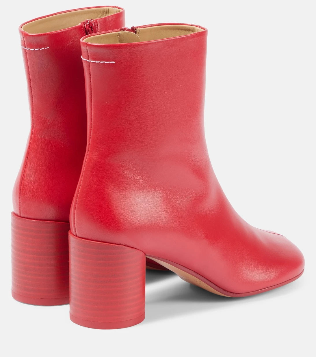 MM6 Maison Margiela - Anatomic leather ankle boots