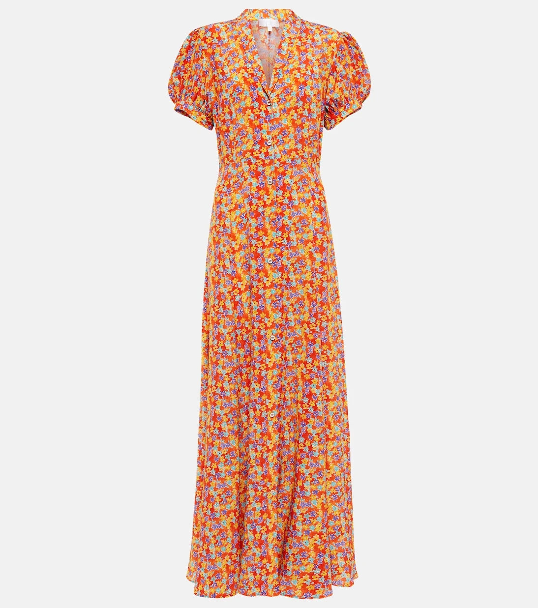 Caroline Constas - Bel floral silk crêpe maxi dress