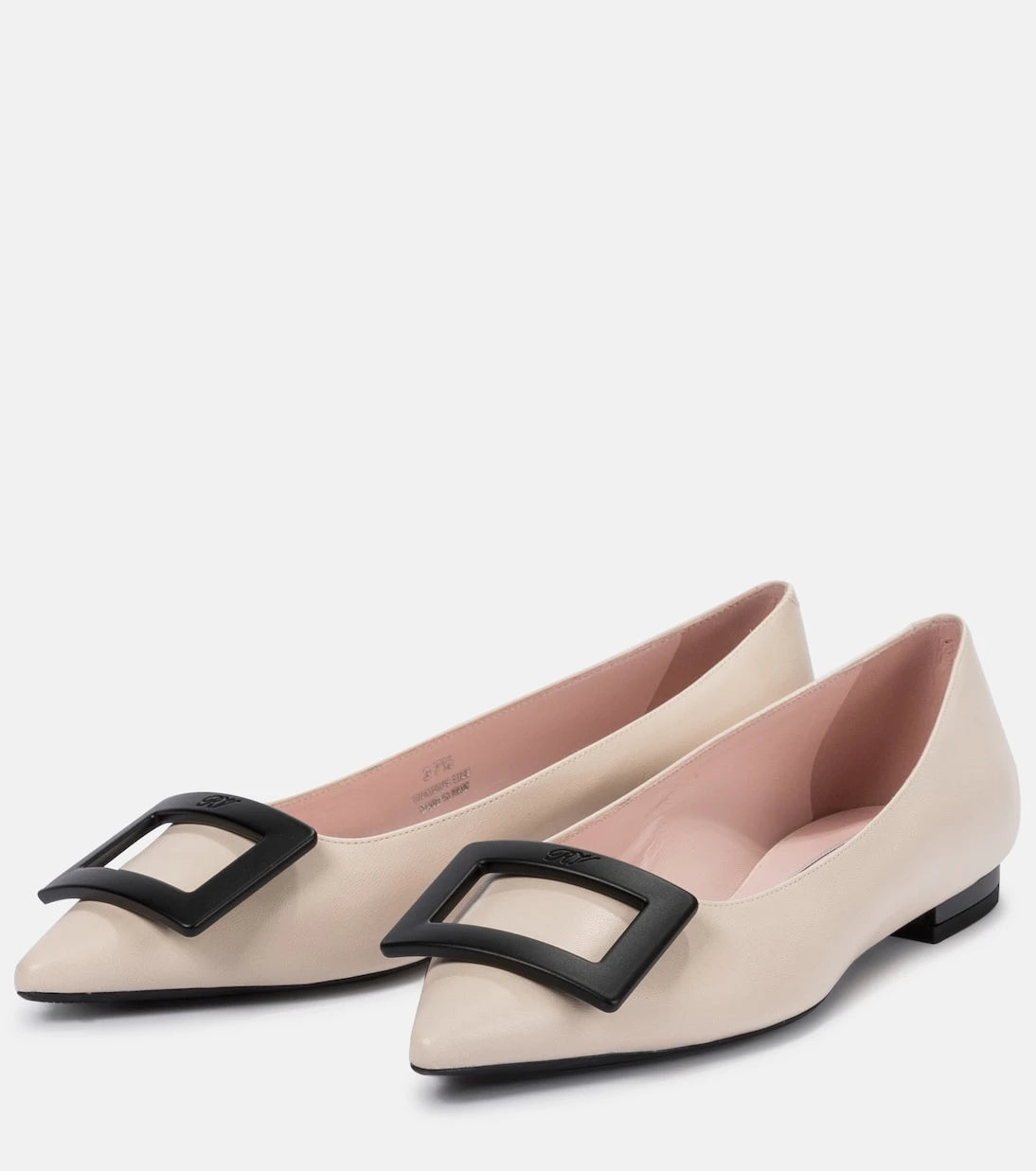 Roger Vivier - Gommettine leather ballet flats