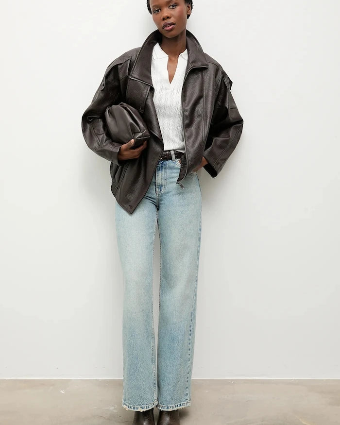 Answear.LAB kadın suni deri oversize ceket