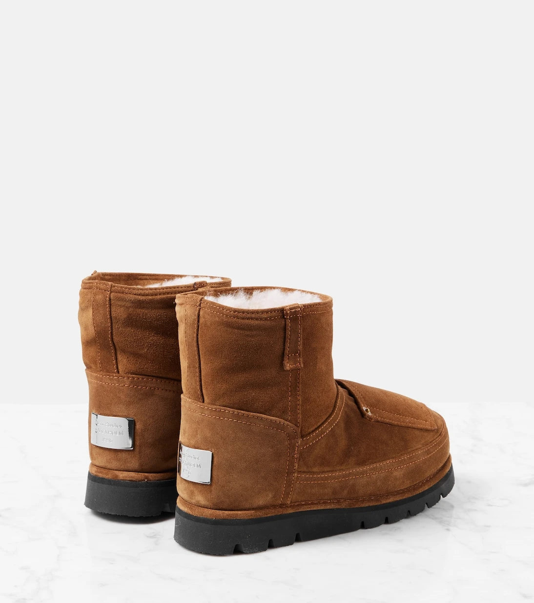 Acne Studios - Shearling-lined leather ankle boots