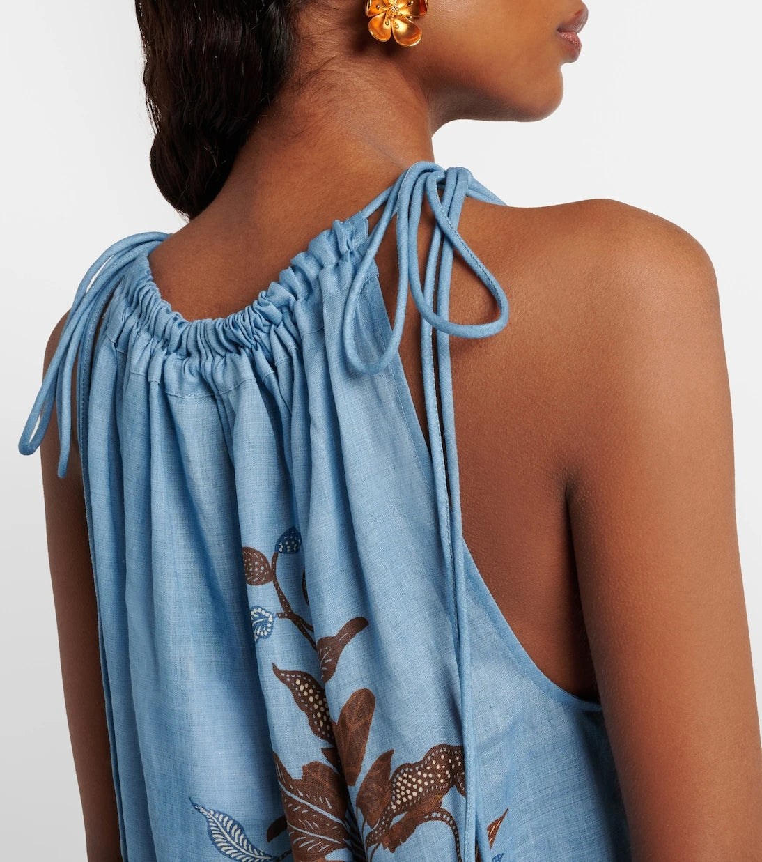 Alémais - Georgie printed ramie minidress