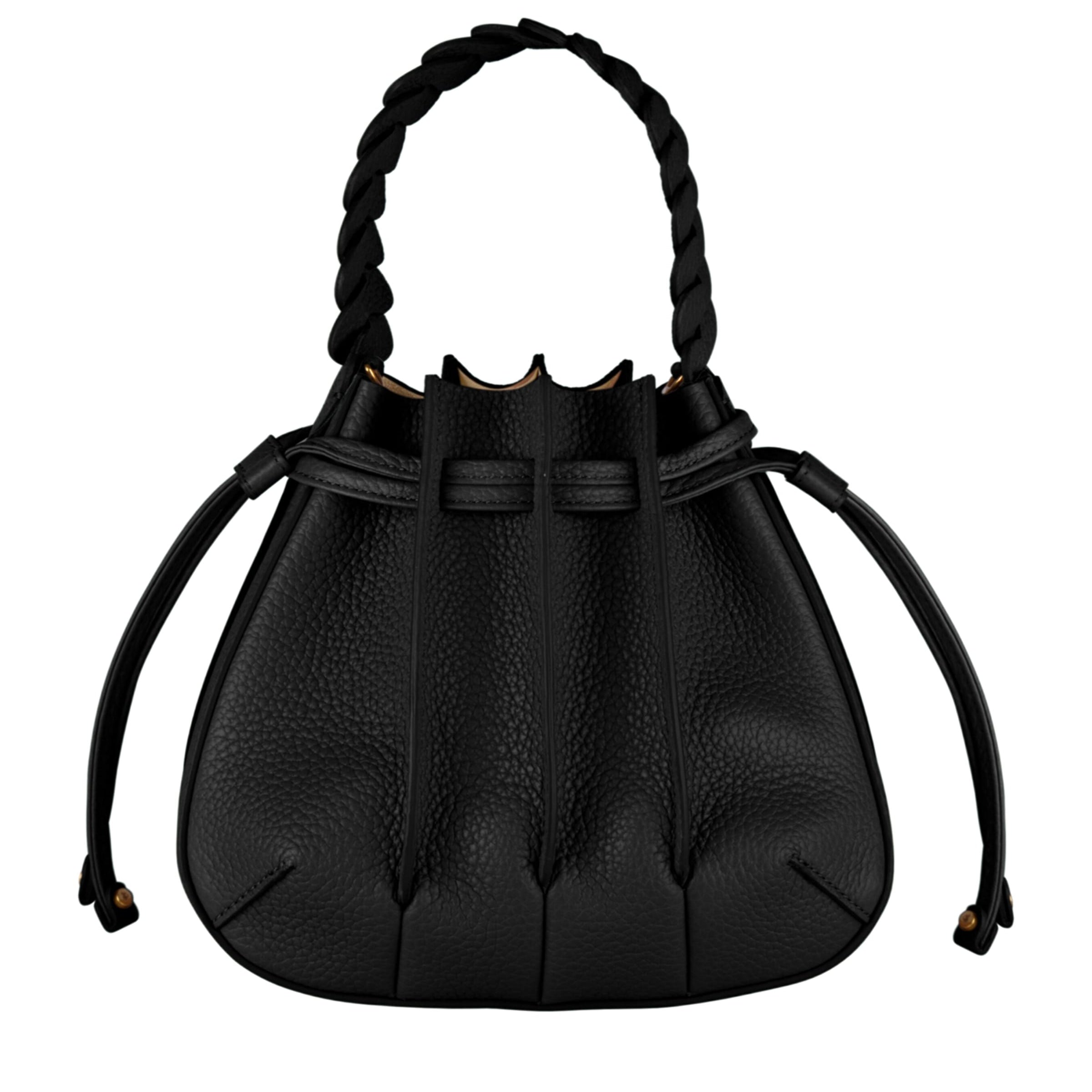 Mini Leather Gem Bucket Bag