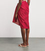 Red Cotton Cabine Sarong