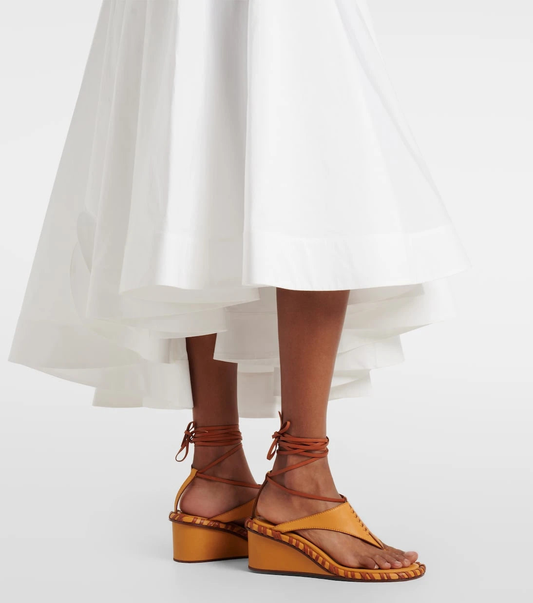 Zimmermann - Luna patch-appliqué cotton midi dress