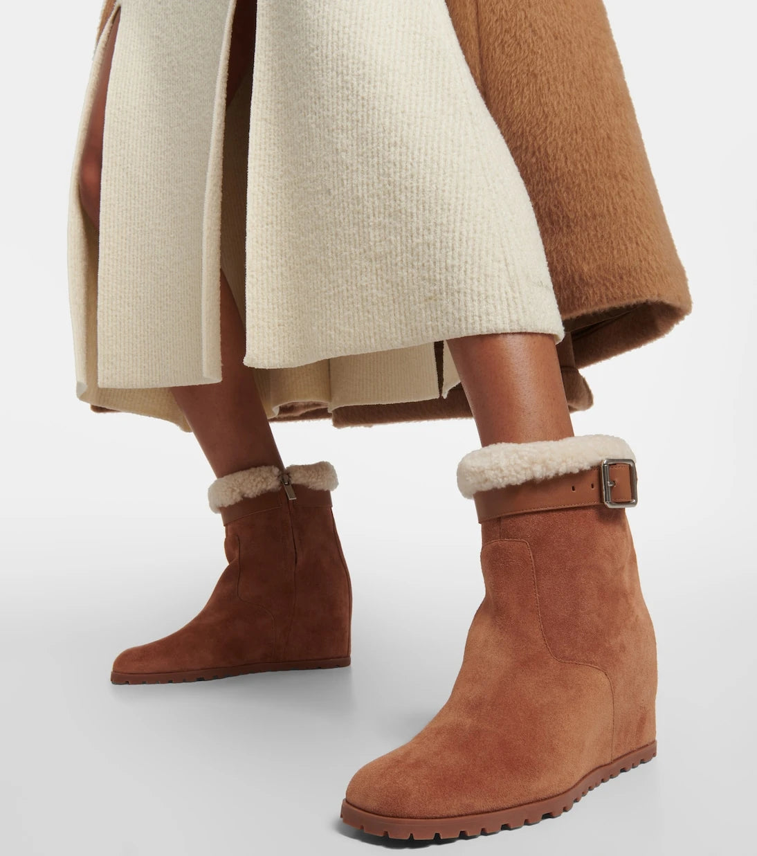 Simkhai - Avery suede wedge ankle boots