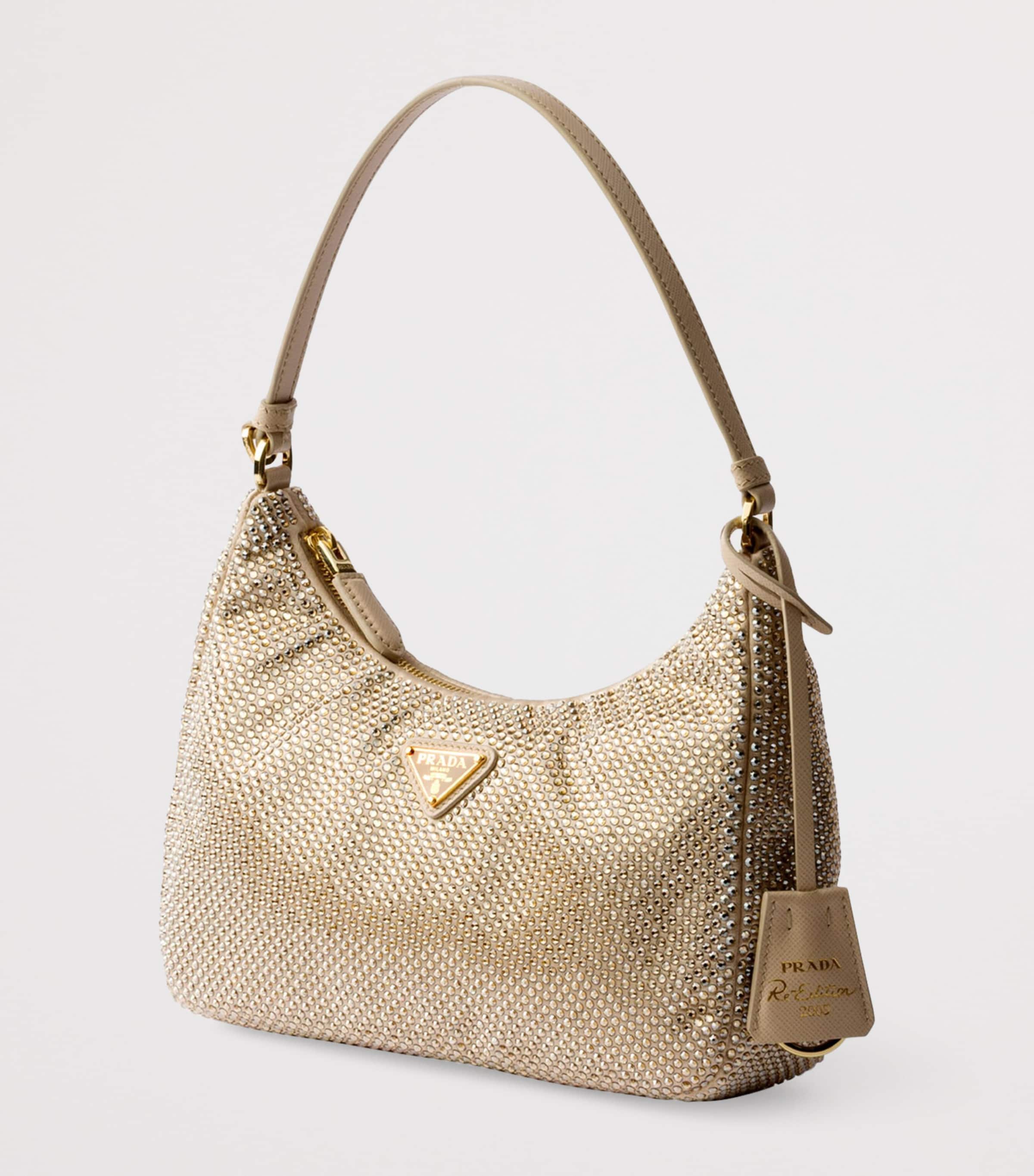 Crystal-Embellished Re-Edition 2005 Shoulder Bag