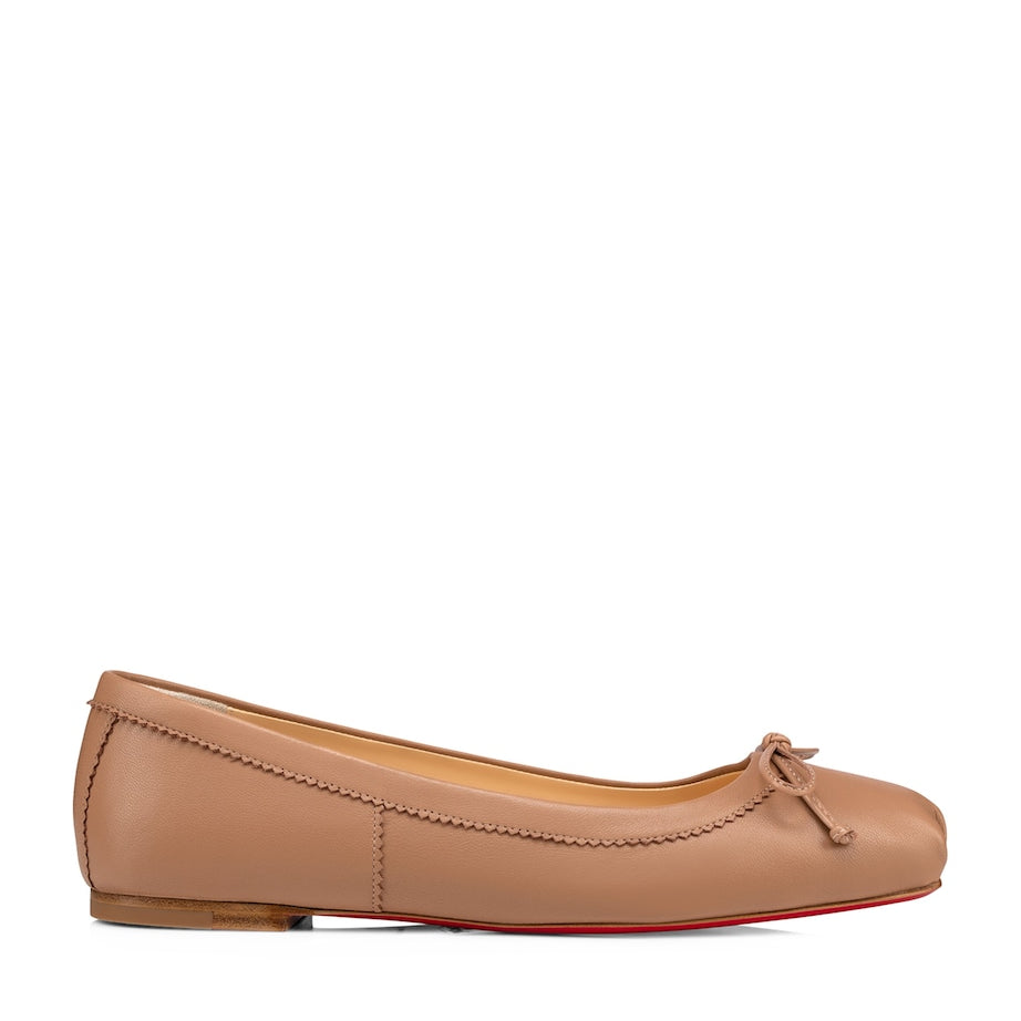 Nude Mamadrague Leather Ballet Flats
