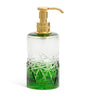 Crystal Ivy Green Soap Dispenser