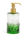 Crystal Ivy Green Soap Dispenser