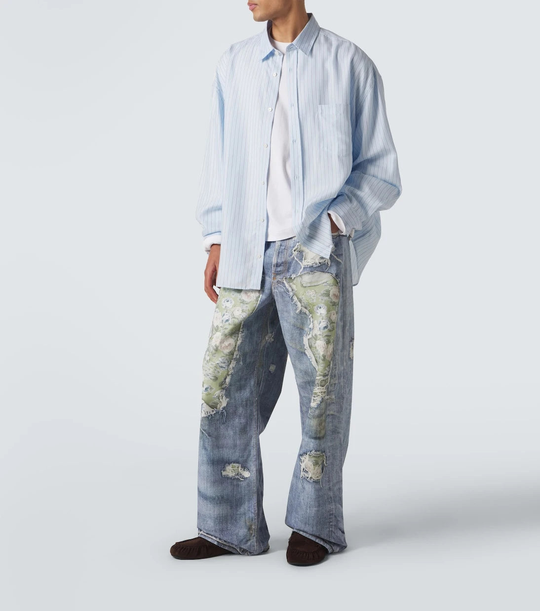 Acne Studios - 1981 trompe l’œil wide-leg jeans