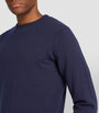 Navy Cashmere Crew-Neck Sweater