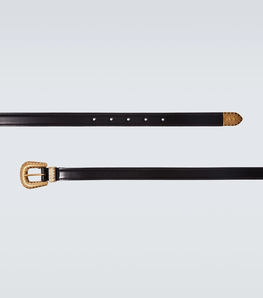 Valentino Garavani - VLogo leather belt