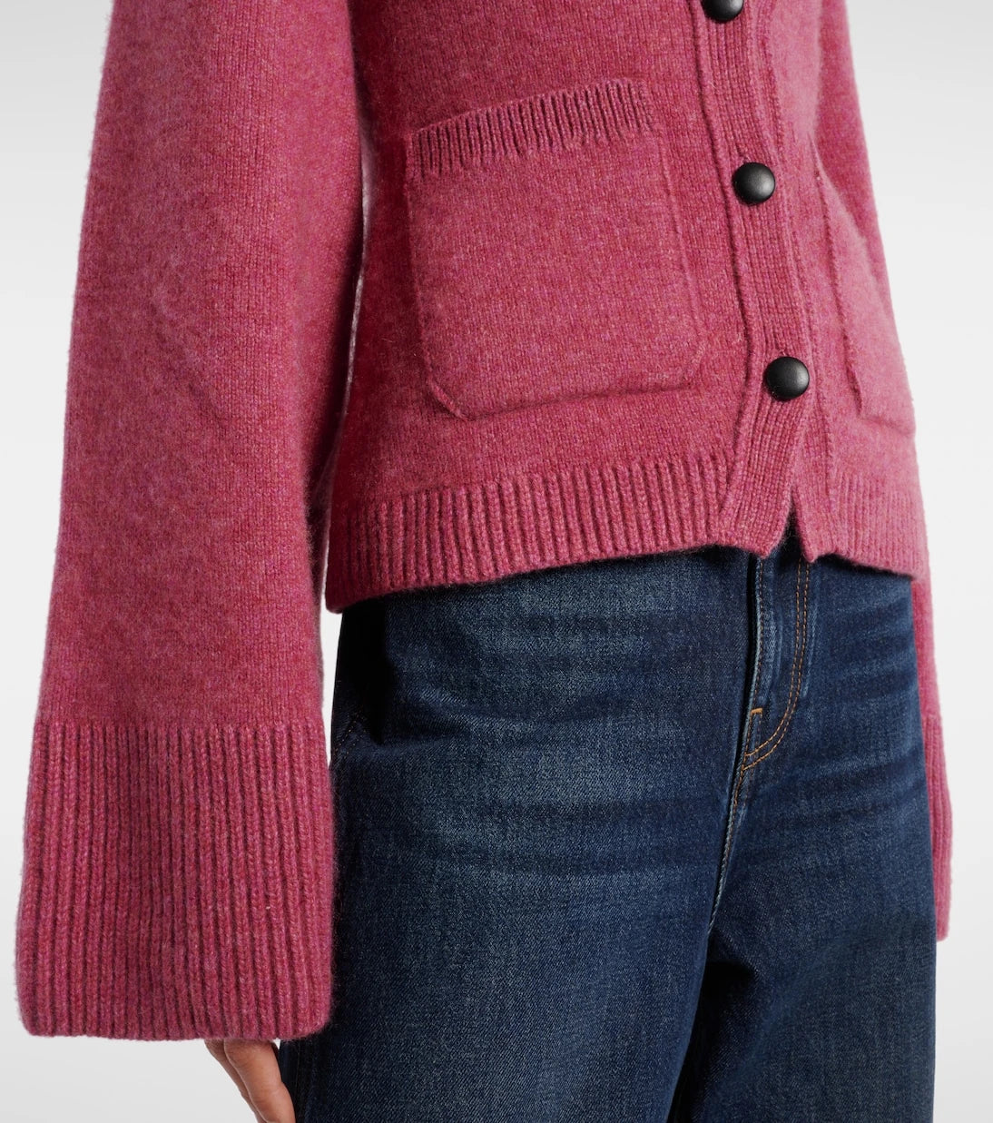 Khaite - Scarlet cashmere cardigan