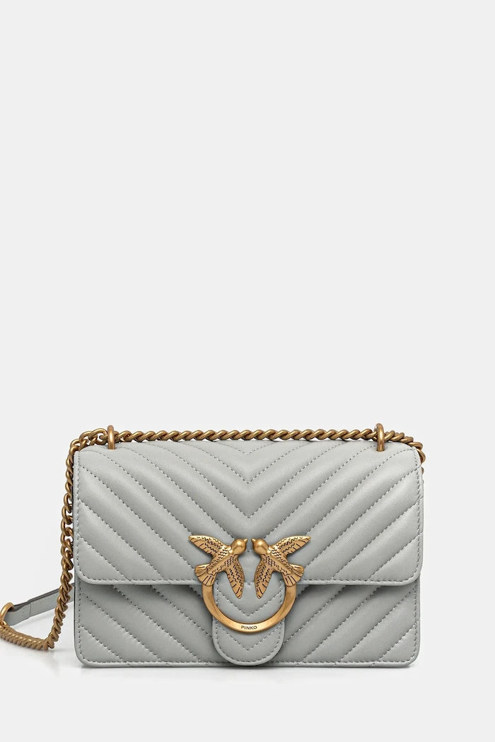 Pinko kadın deri crossbody çanta