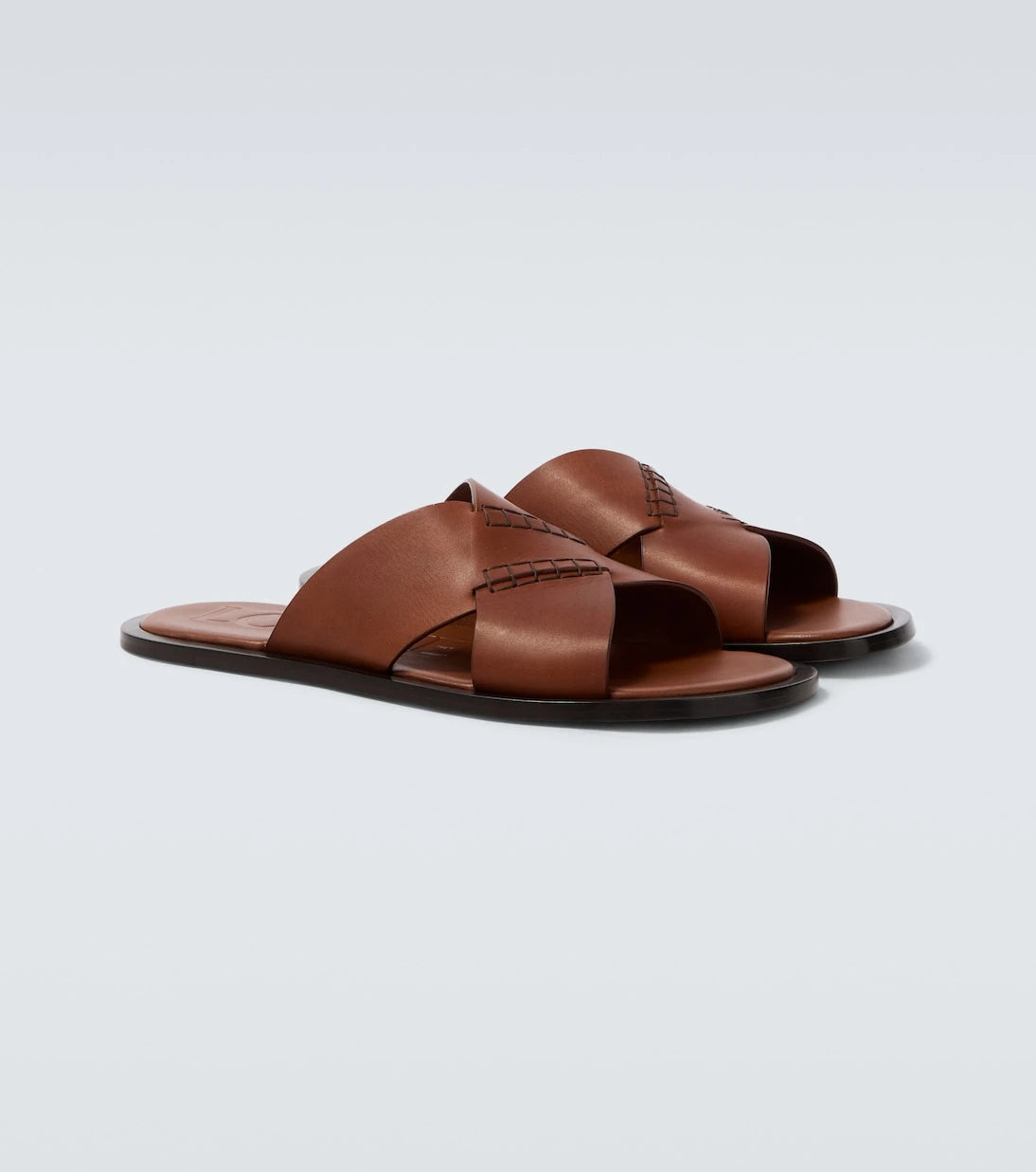Loewe - Paula's Ibiza Flex leather sandals