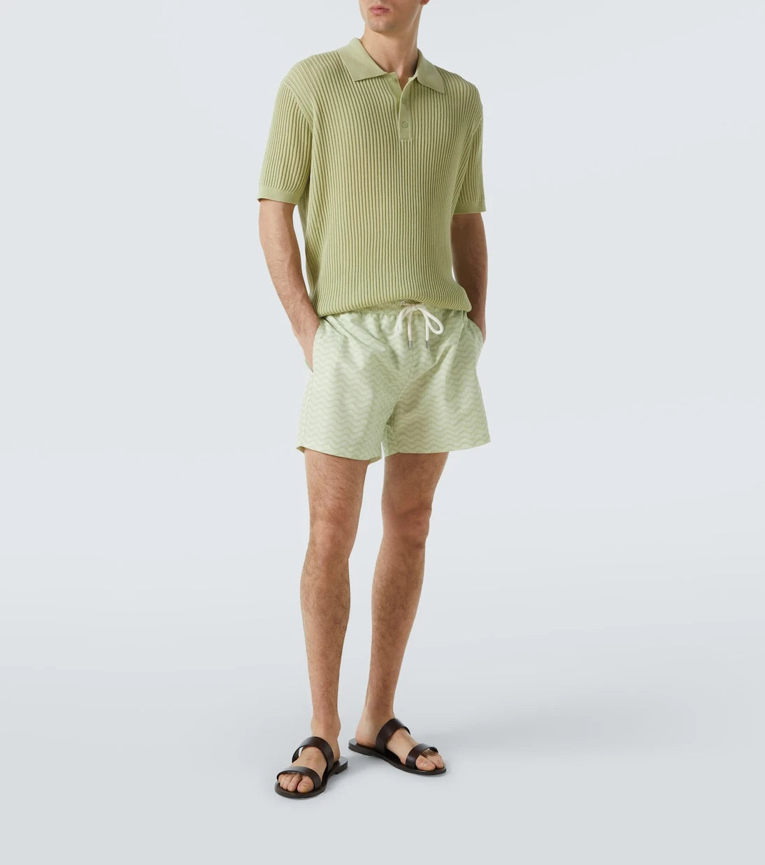 Frescobol Carioca - Vidal cotton-blend polo sweater
