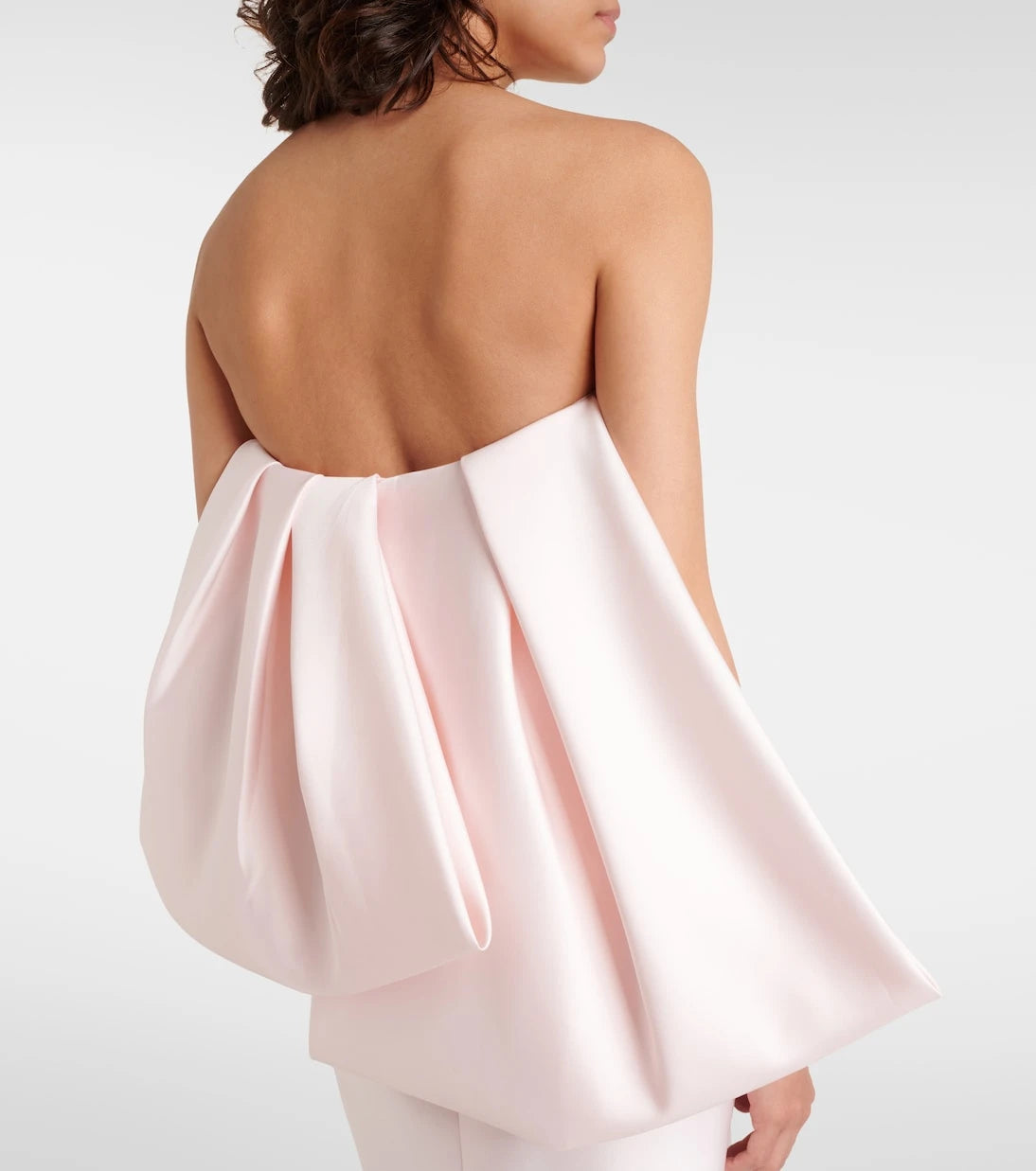 Monique Lhuillier - Bow-detail satin gown