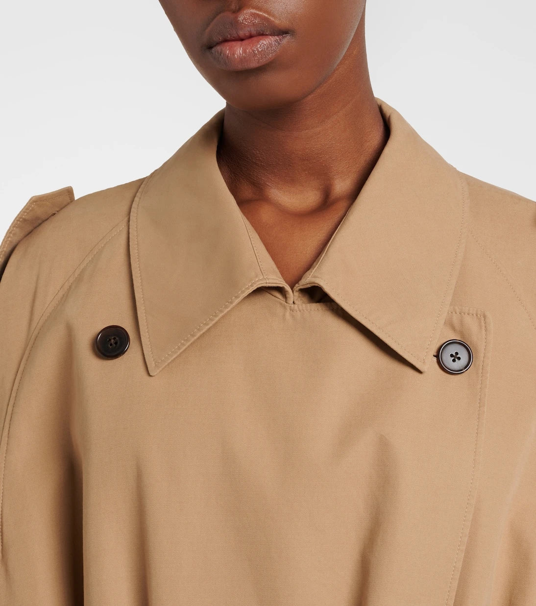 The Row - Dester cotton and cashmere trench coat