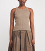 Max Mara Cotton Rib-Knit Tank Top