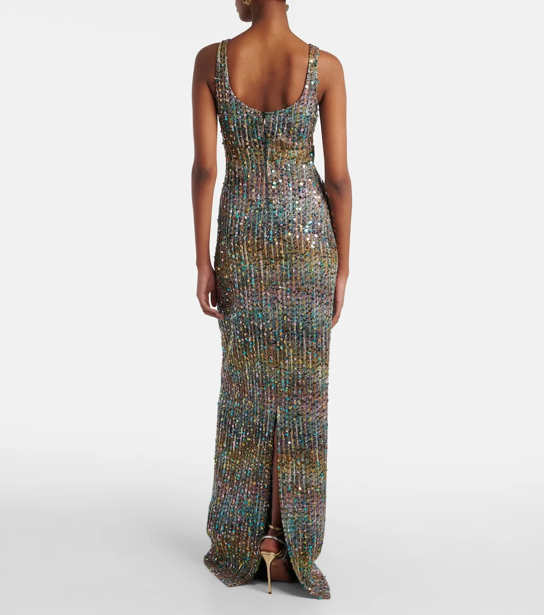 Missoni - فستان لاميه مزين بالترتر