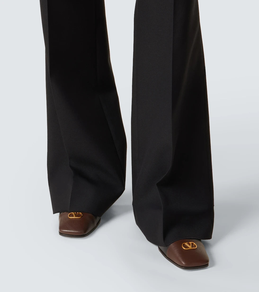 Valentino - High-rise flared pants