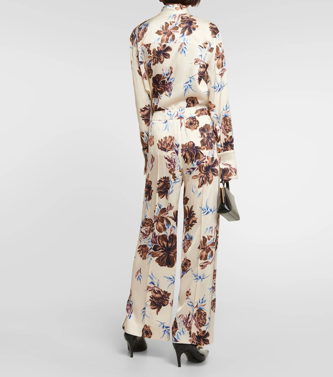 Jil Sander - Floral high-rise wide-leg pants