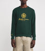 Polo Ralph Lauren Green Cotton-Blend Crescent Logo Sweatshirt