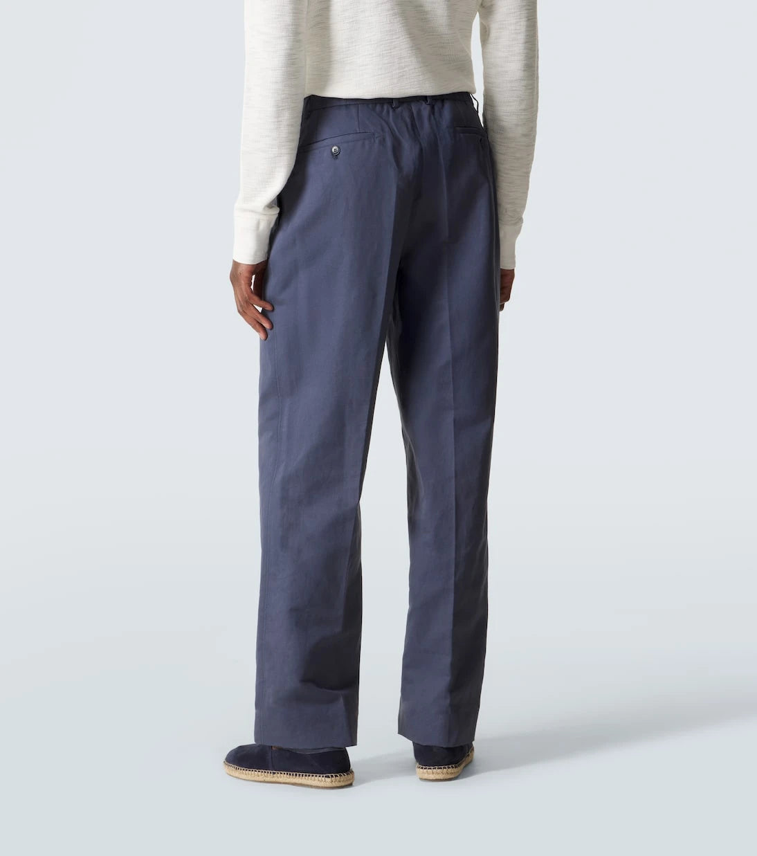 Brioni - Linen and cotton straight pants