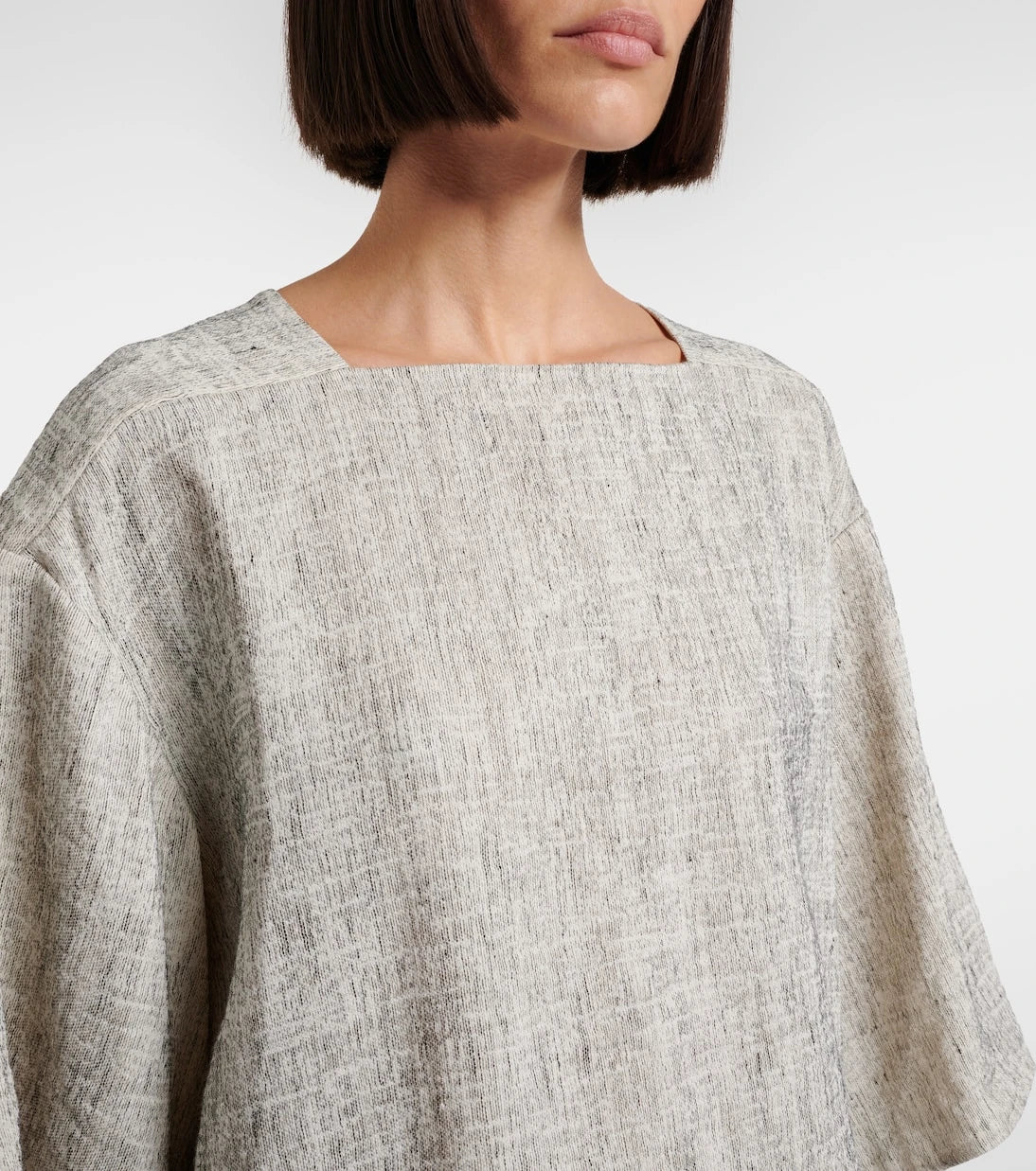 The Row - Hamza linen and silk top