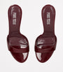 Patent Leather Lidia Mules 70 WINE