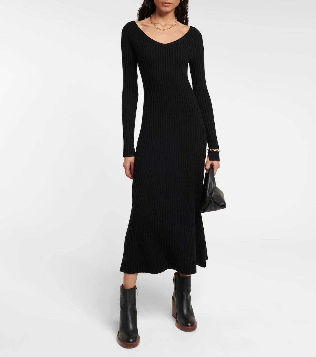 Dorothee Schumacher - Smooth Silhouettes wool-blend midi dress