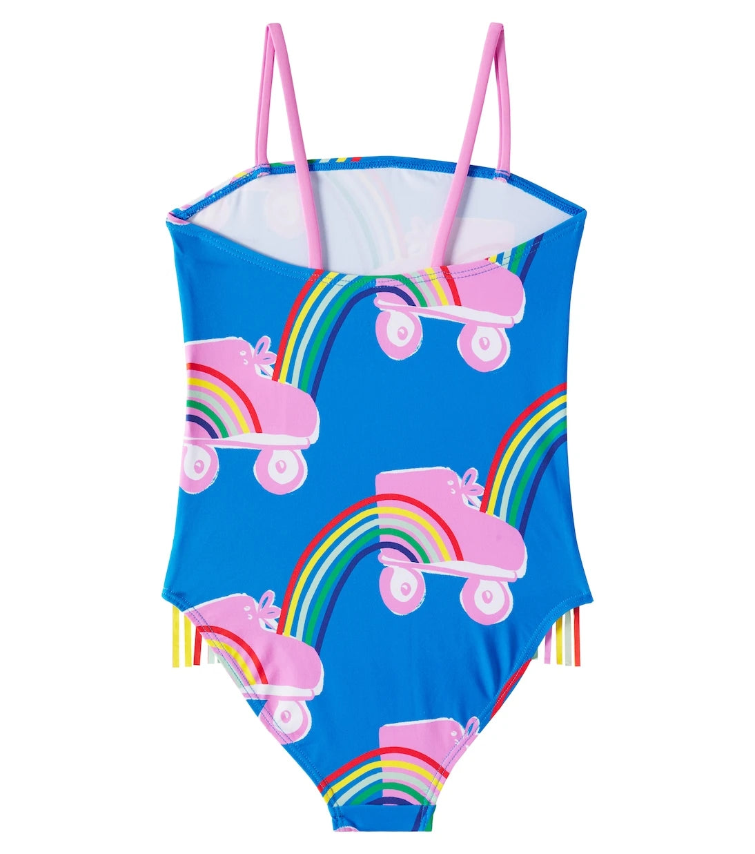 Stella McCartney Kids - Printed ruffled swimsuit