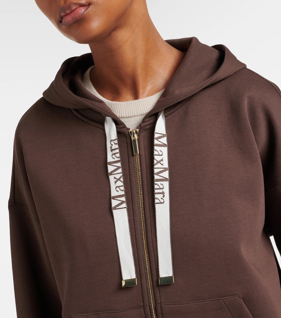 'S Max Mara - Jour cotton-blend hoodie