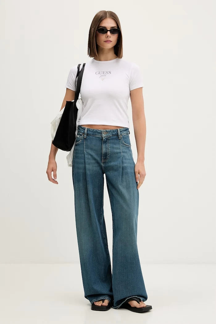 Guess Jeans kadın pamuklu tişört