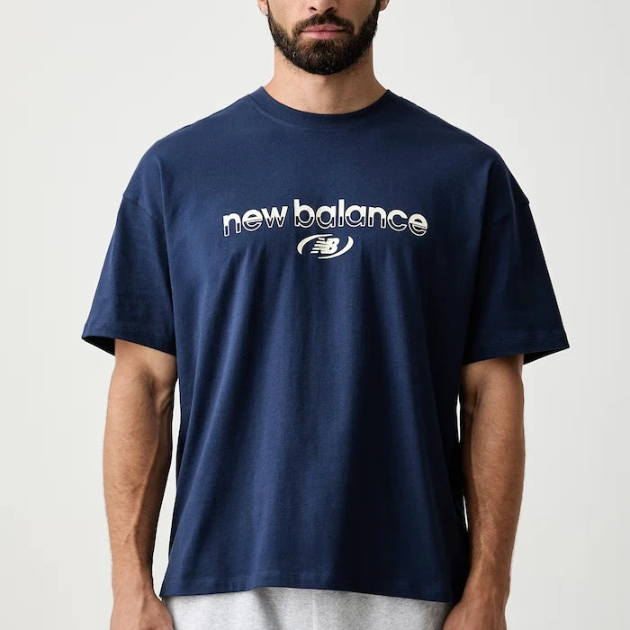New Balance pamuklu erkek tişörtü