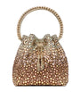 Jimmy Choo Metallic Bon Bon Embellished Top-Handle Bag