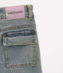 Embroidered Straight Jeans (2-16 Years) STONE+BEIGE