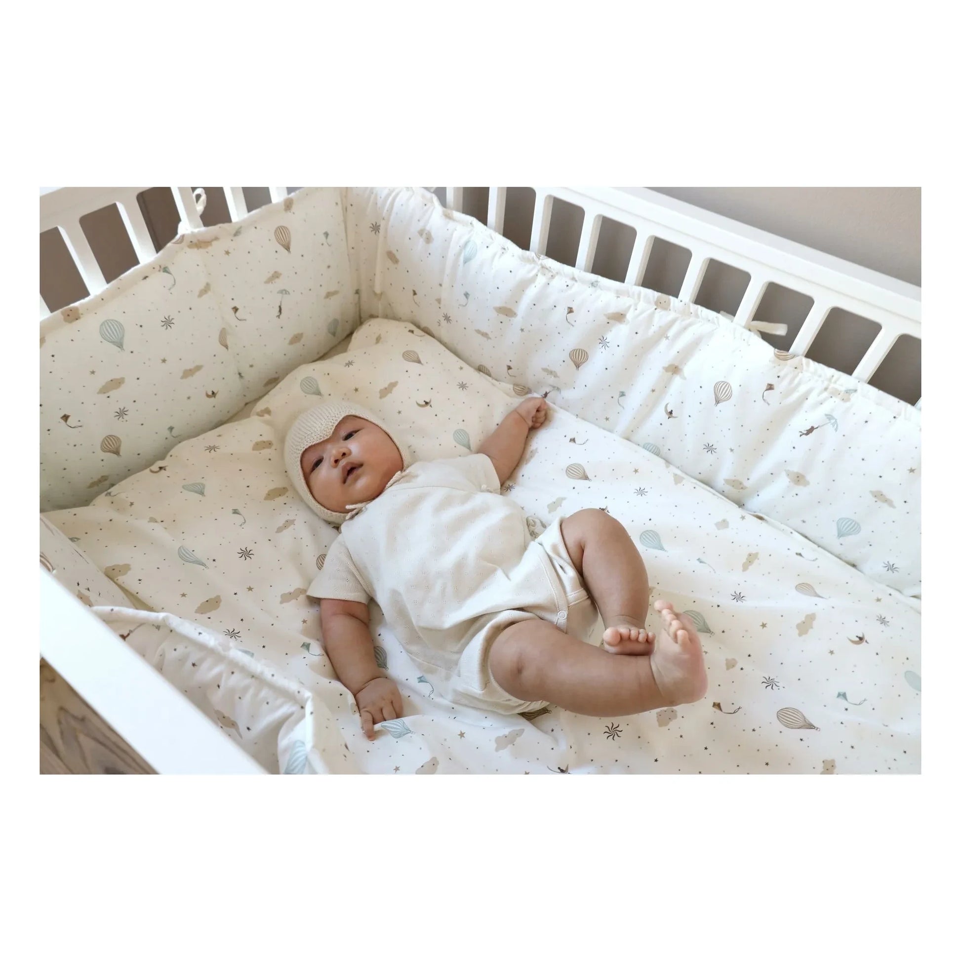 Cam Cam - Dreamland bumper pad | Light blue