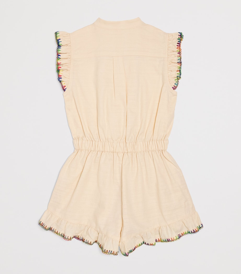 Zimmermann Kids Lucky Frill Playsuit (2-12 Years)