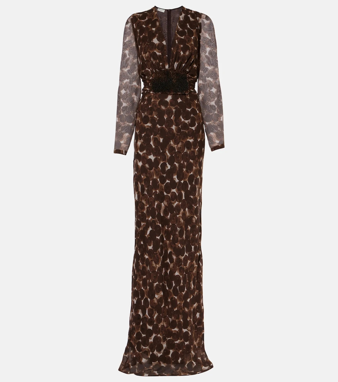 Dries Van Noten - Printed silk gown