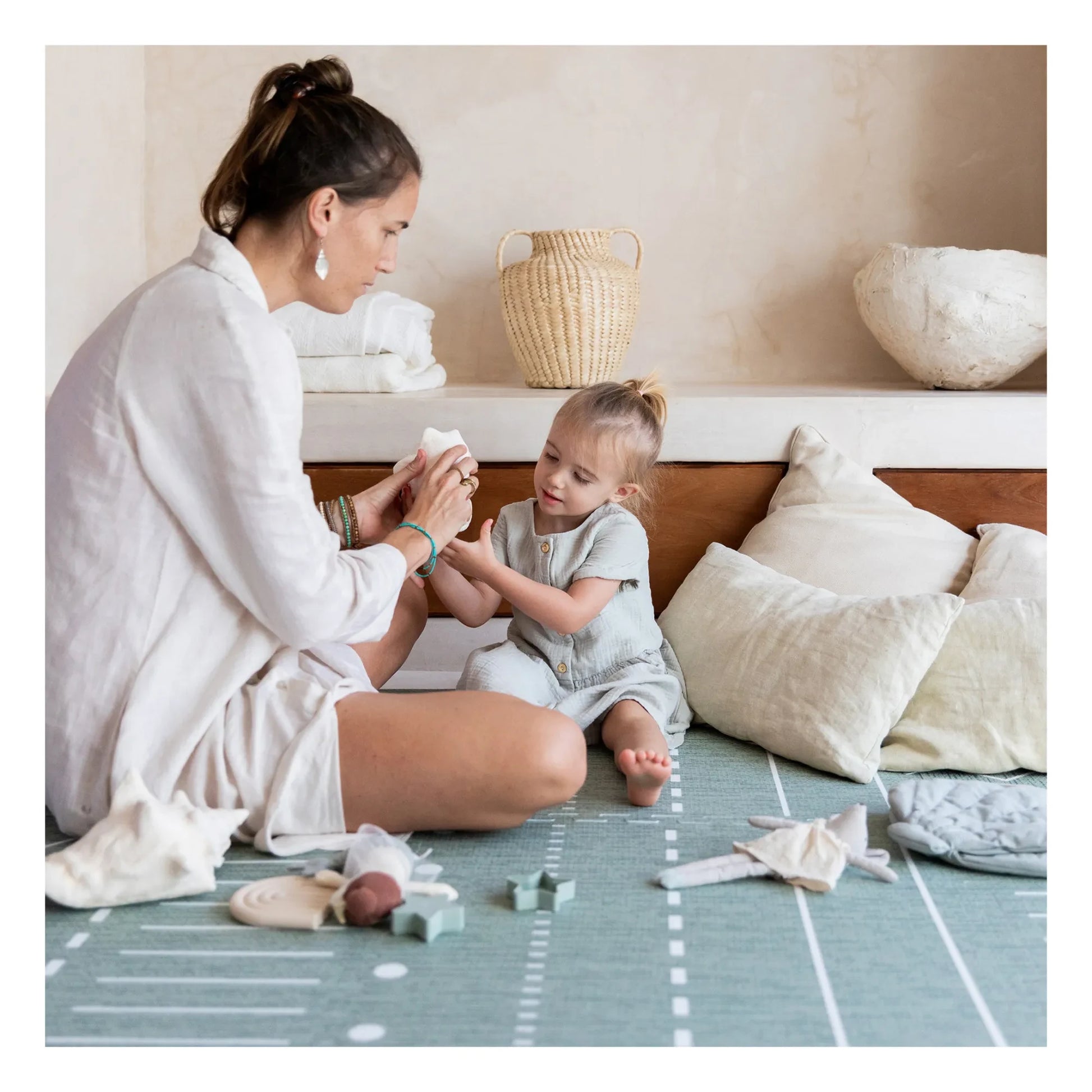 Toddlekind - Berbère Modular Playmat | Green