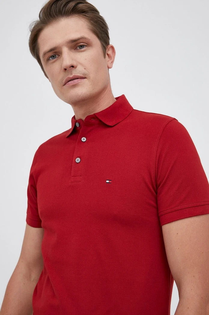 Тениска с яка Tommy Hilfiger
