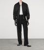 TOM FORD Black Silk Bomber Jacket